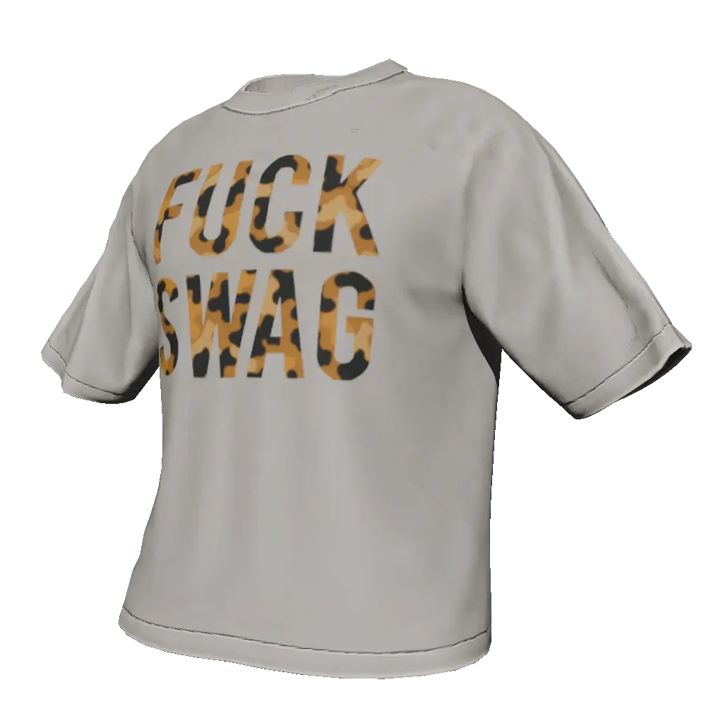 Футболка FUCK SWAG - Леопардовый